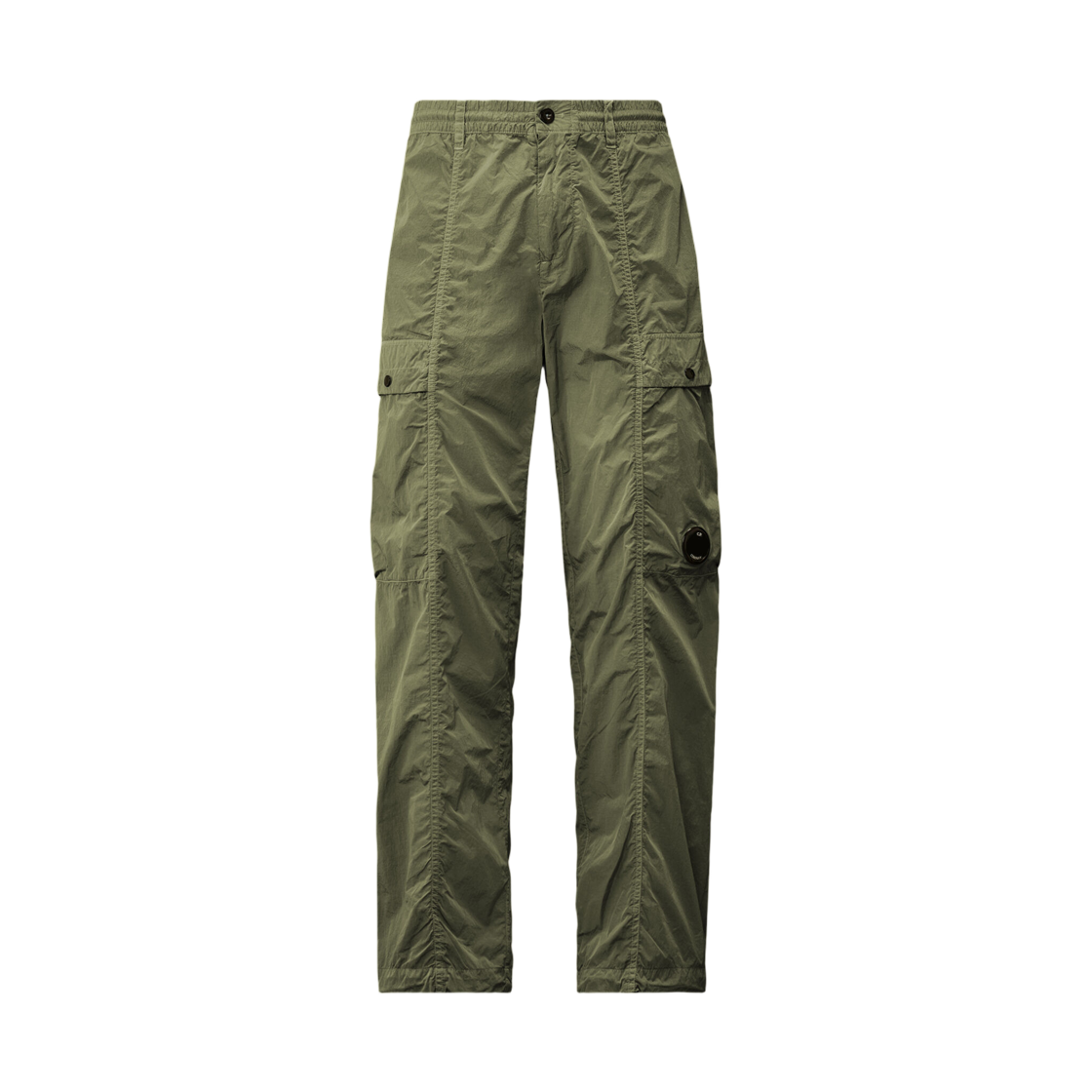 20CMPA032A005904G668 C.P. Company Chrome-R Regular Cargo Lens Pants Laurel Wreath Green - 26SS