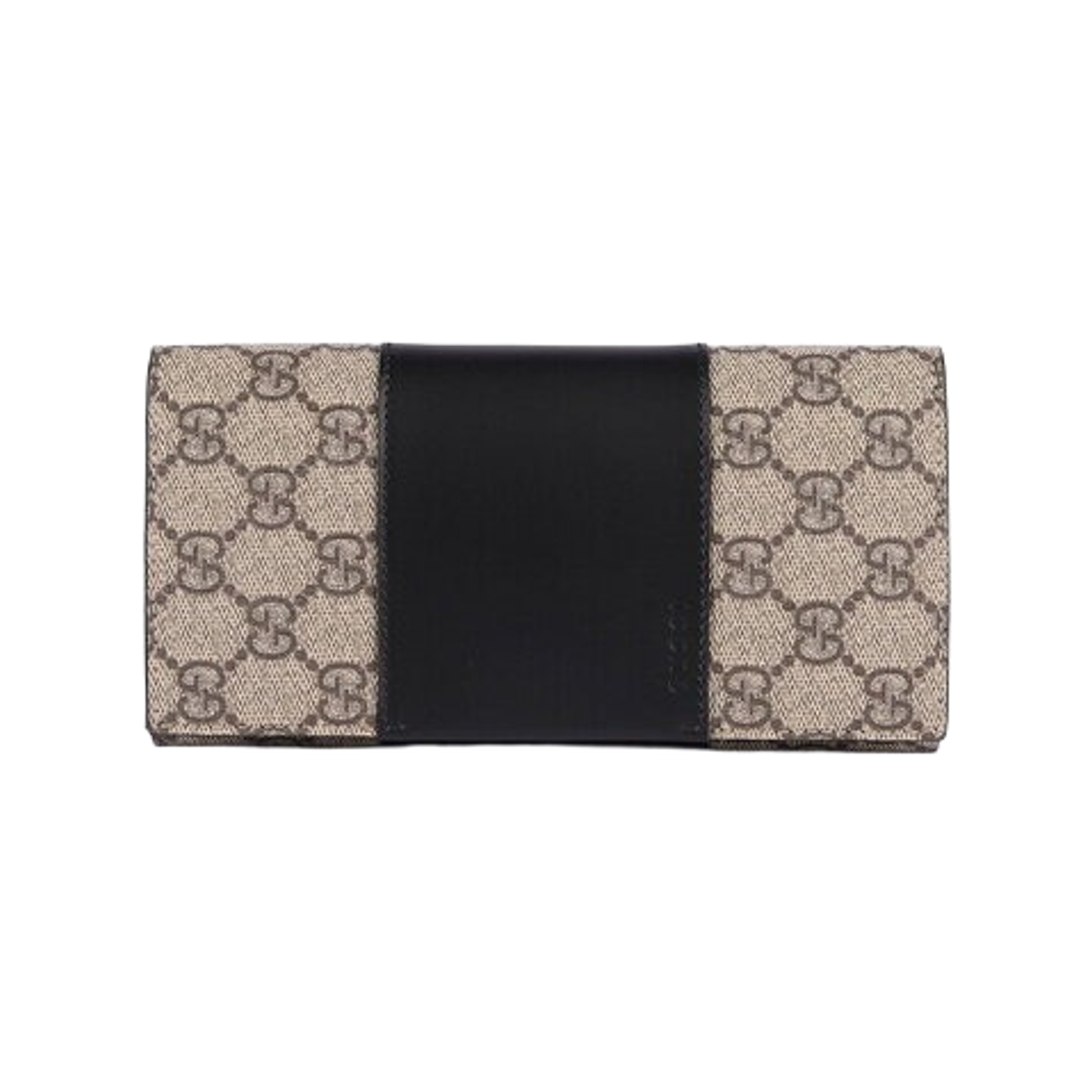 779878-KGDHN-9769 Gucci GG Supreme Canvas Wallet Beige Ebony
