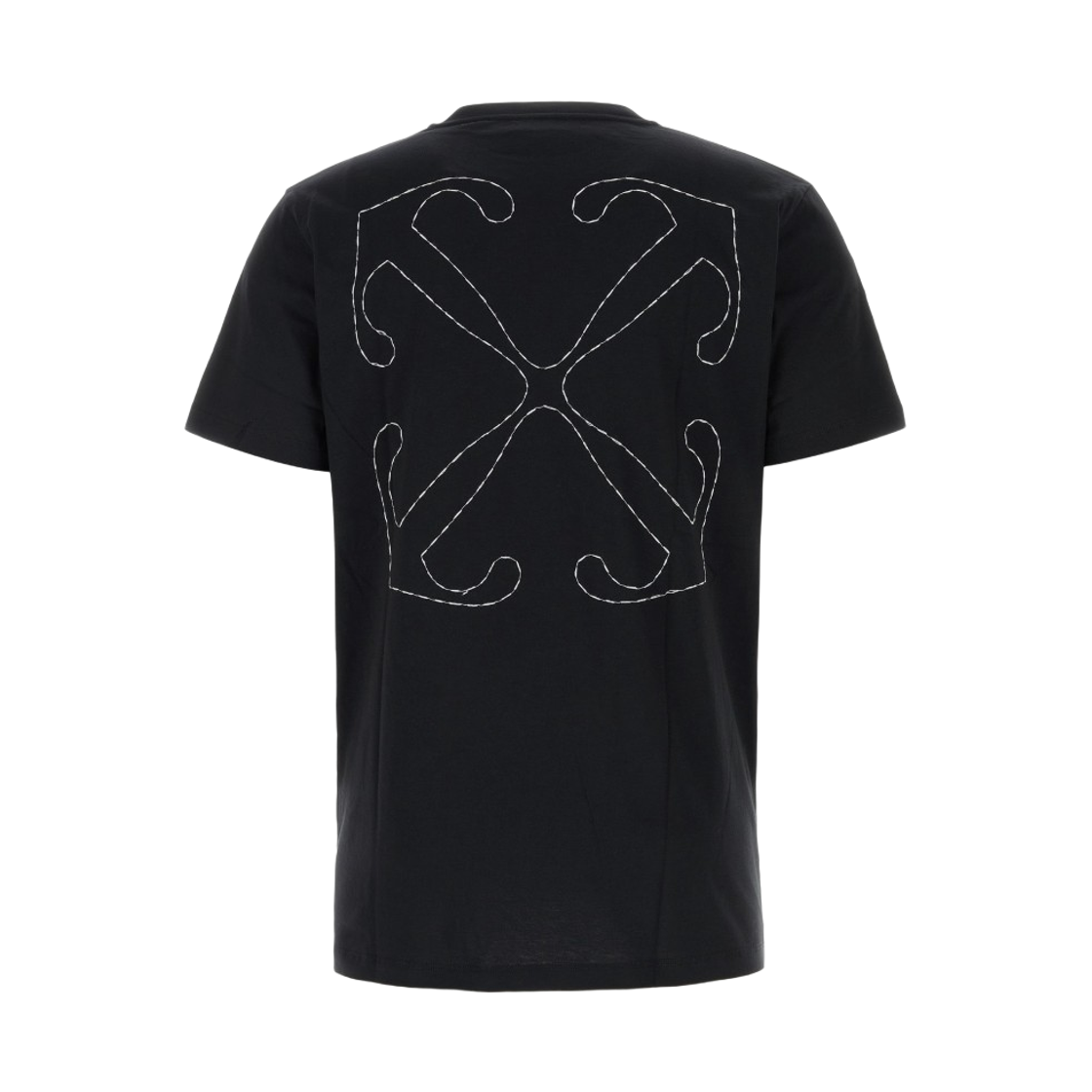 오프화이트 로고 자수 티셔츠 블랙(Off-White Logo Embroidered T-Shirt Black) - 2