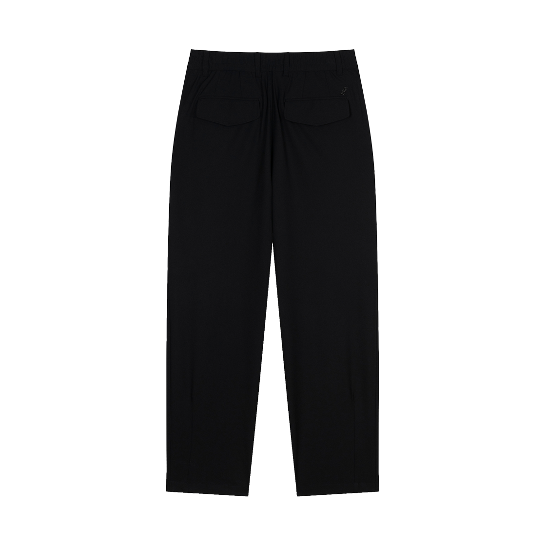지오송지오 컬렉션 타임리스 투턱 캐롯 팬츠 블랙 BI2PT292BK(ZIOSONGZIO COLLECTION Timeless Two Tuck Carrot Pants Black) - 2
