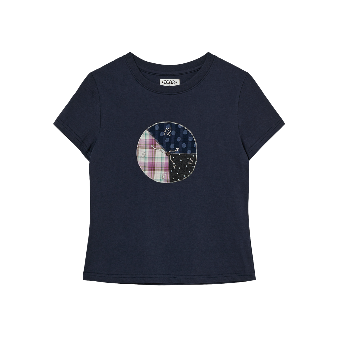 에이이에이이 틱 톡 티 네이비(AEAE Tik Tok Tee Navy)