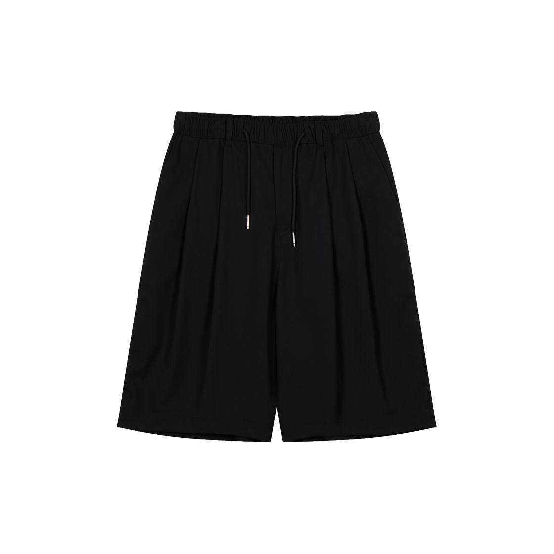 지오송지오 컬렉션 와이드 폴드 크롭 팬츠 블랙 BI3PT311BK(ZIOSONGZIO COLLECTION Wide Fold Crop Pants Black) - 1