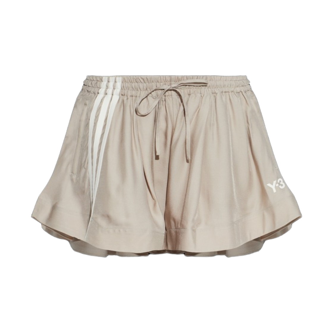 (W) Y-3 테니스 쇼츠 라이트 브라운((W) Y-3 Tennis Shorts Light Brown) - 1