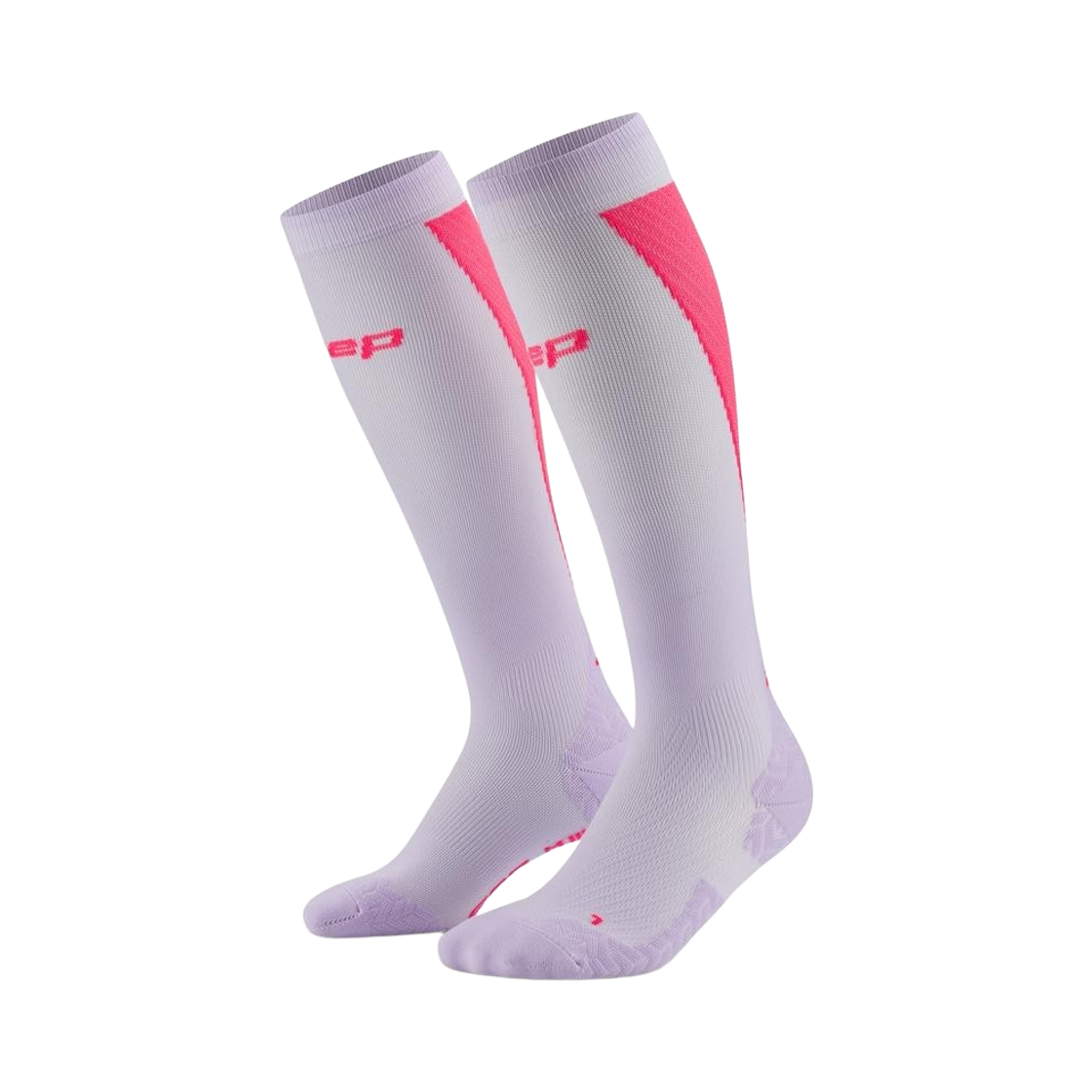 (W) CEP 코어 런 울트라라이트 컴프레션 삭스 4.0 라일락 핑크((W) CEP Core Run Ultralight Compression Socks 4.0 Lilac Pink) - 1