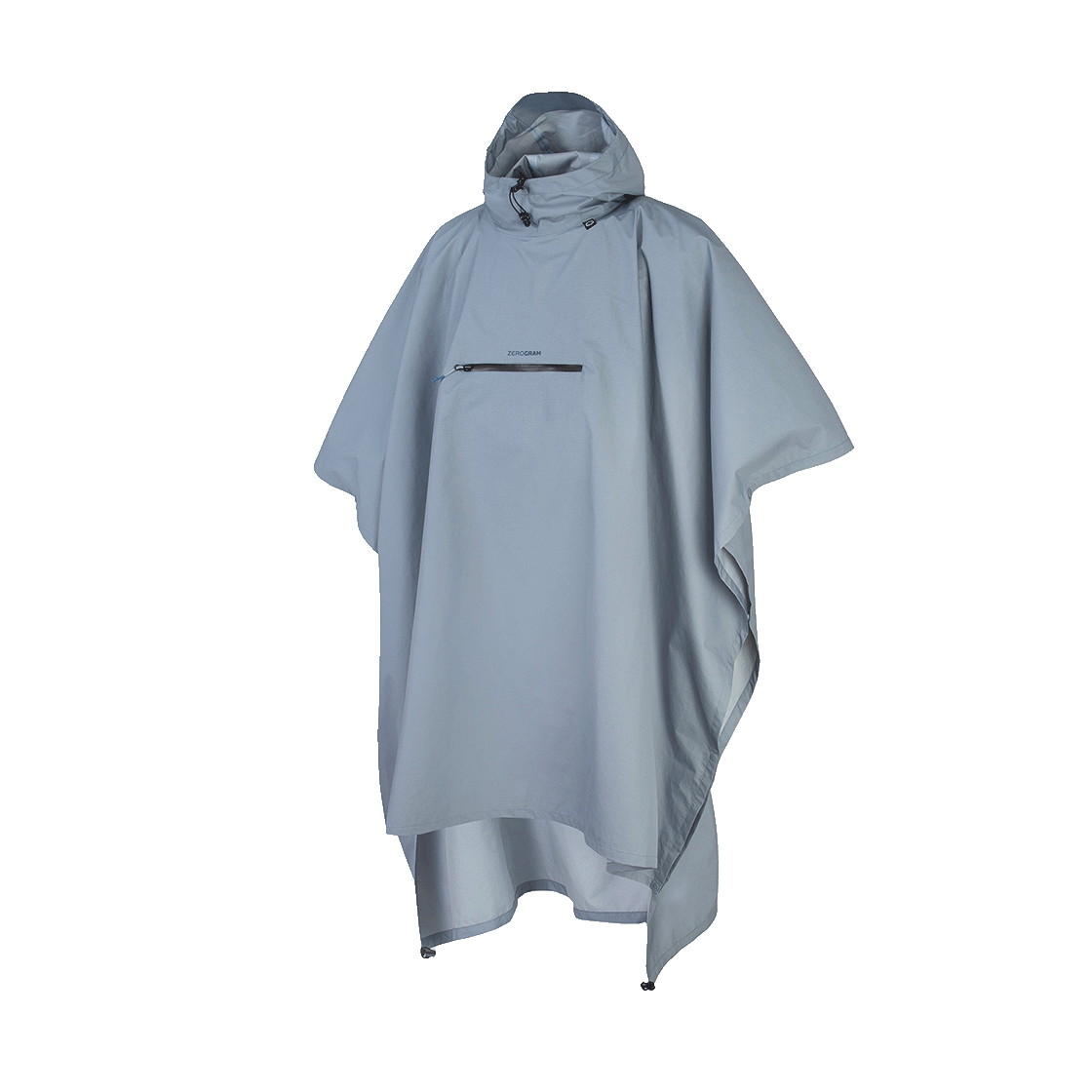 제로그램 베스퍼 라이트쉘 3L 판초(ZEROGRAM Vesper Lightshell 3L Poncho Light Blue)