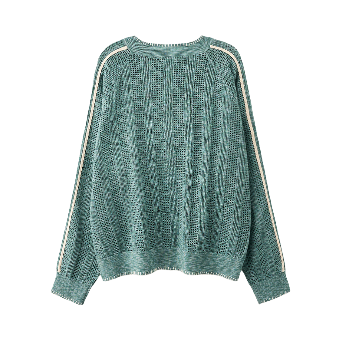 [사은품 증정] 세터 포인트 스티치 크로셰 니트 집업 그린([사은품 증정] SATUR Point Stitch Crochet Knit Zip-up Green) - 2