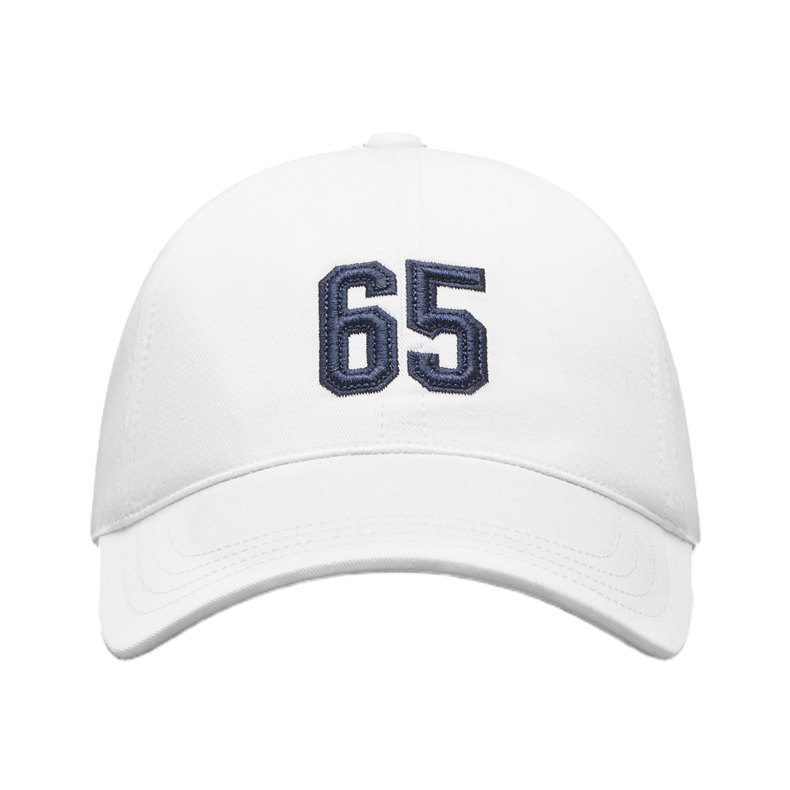 톰브라운 코튼 트윌 65 베이스볼 캡 화이트(Thom Browne Cotton Twill Browne 65 Baseball Cap White)