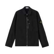 Stone Island 1200038 Nylon Metal In Econyl Regular-Fit Overshirt with Zip Pocket Black - 26SS