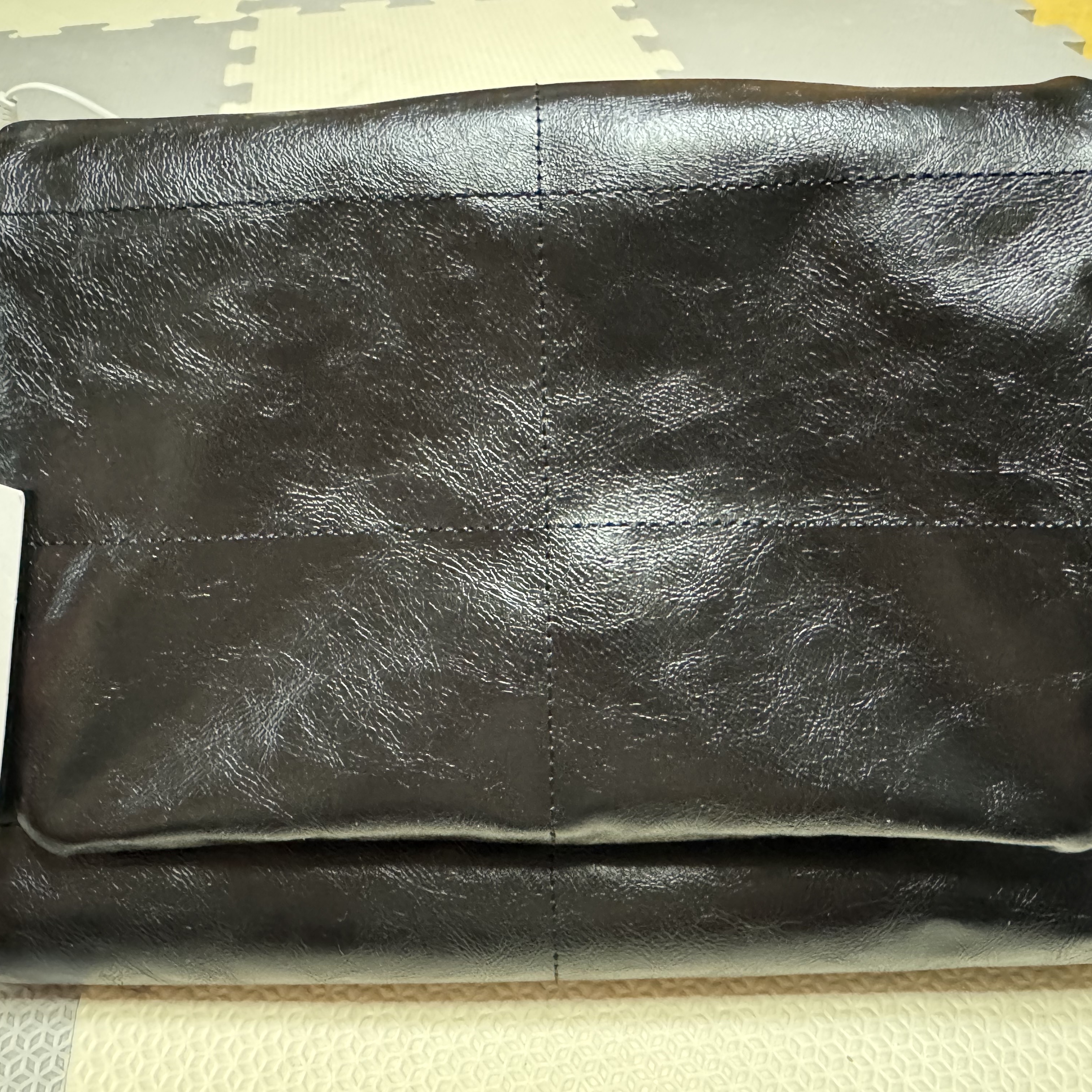 Zara Rock Style Flap Shoulder Bag Black 착용 스타일