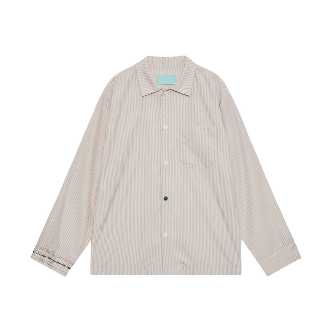 디스이즈파인 파자마 셔츠 베이지(THIS IS FINE Pajama Shirt Beige) - 1