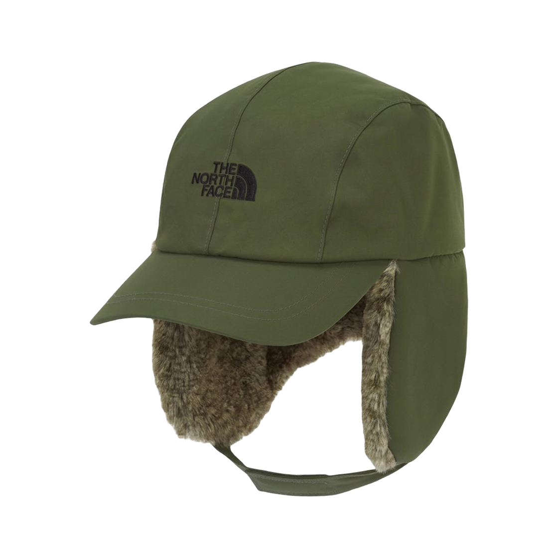 NE3CQ57C The North Face Dryvent Earmuff Cap Dark Khaki