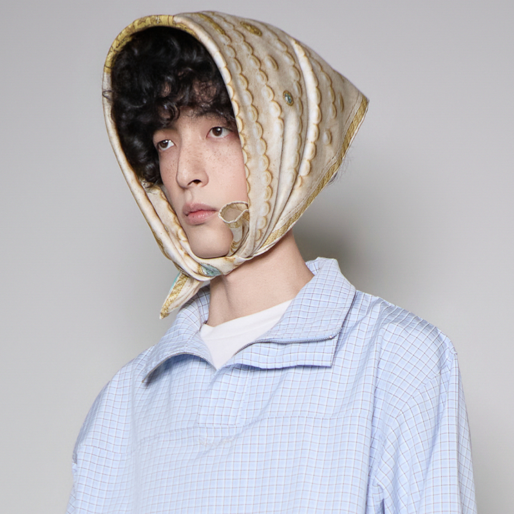 디스이즈파인 x 펀플렉스 실크 스카프 엘도라도(THIS IS FINE x FUNFLEX Silk Scarf Eldorado) - 2
