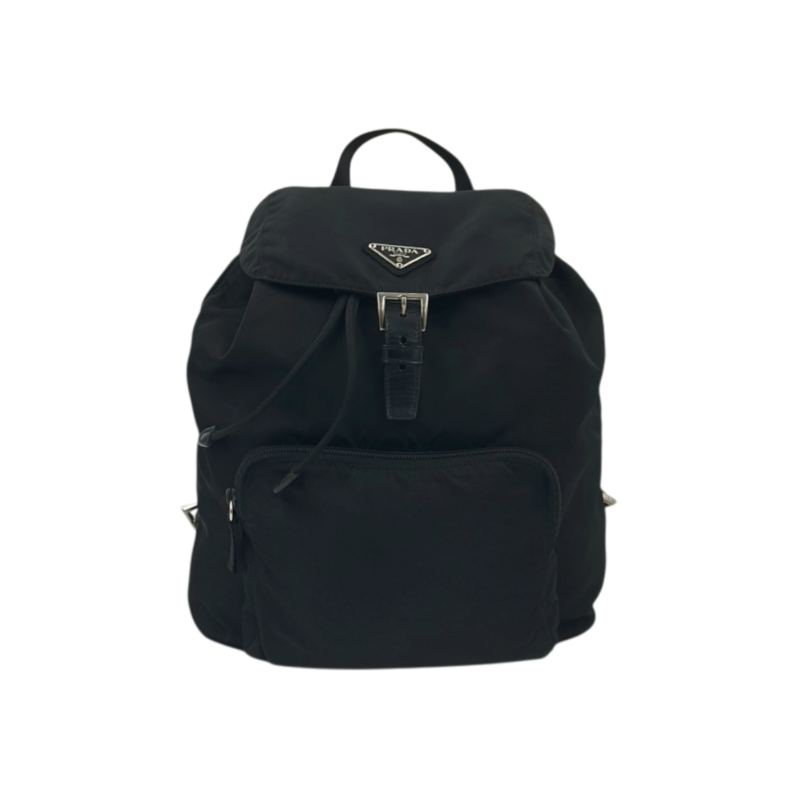 ITR6N5CD68O3 Prada Re-Nylon One-Pocket Black Backpack B4650F