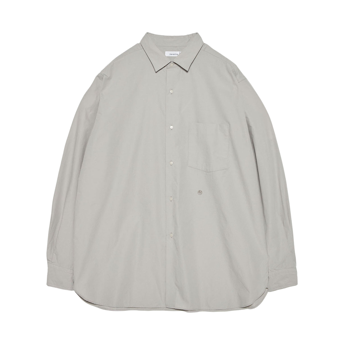 S26SG082 Nanamica Regular Collar Wind Shirt Gray