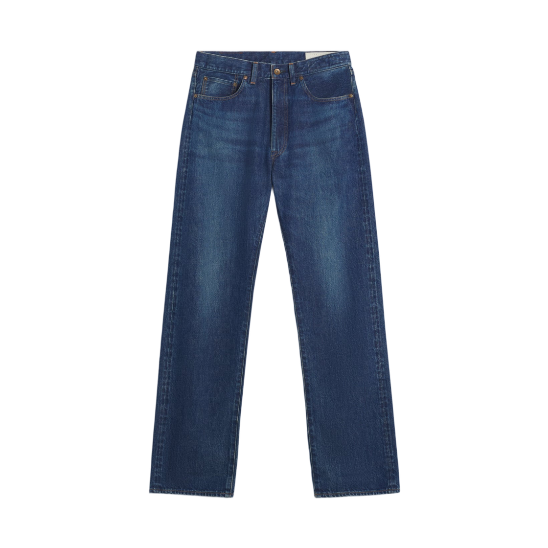 990001-0518 Maison Kitsune x Kuro Selvedge Voyage Denim Pants Faded Indigo