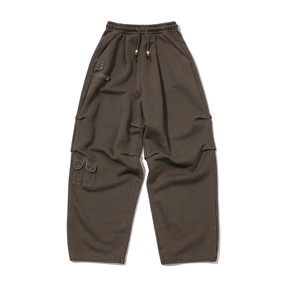 MBBFS1LPU03BW MAINBOOTH Nomad Sweat Pants BROWN