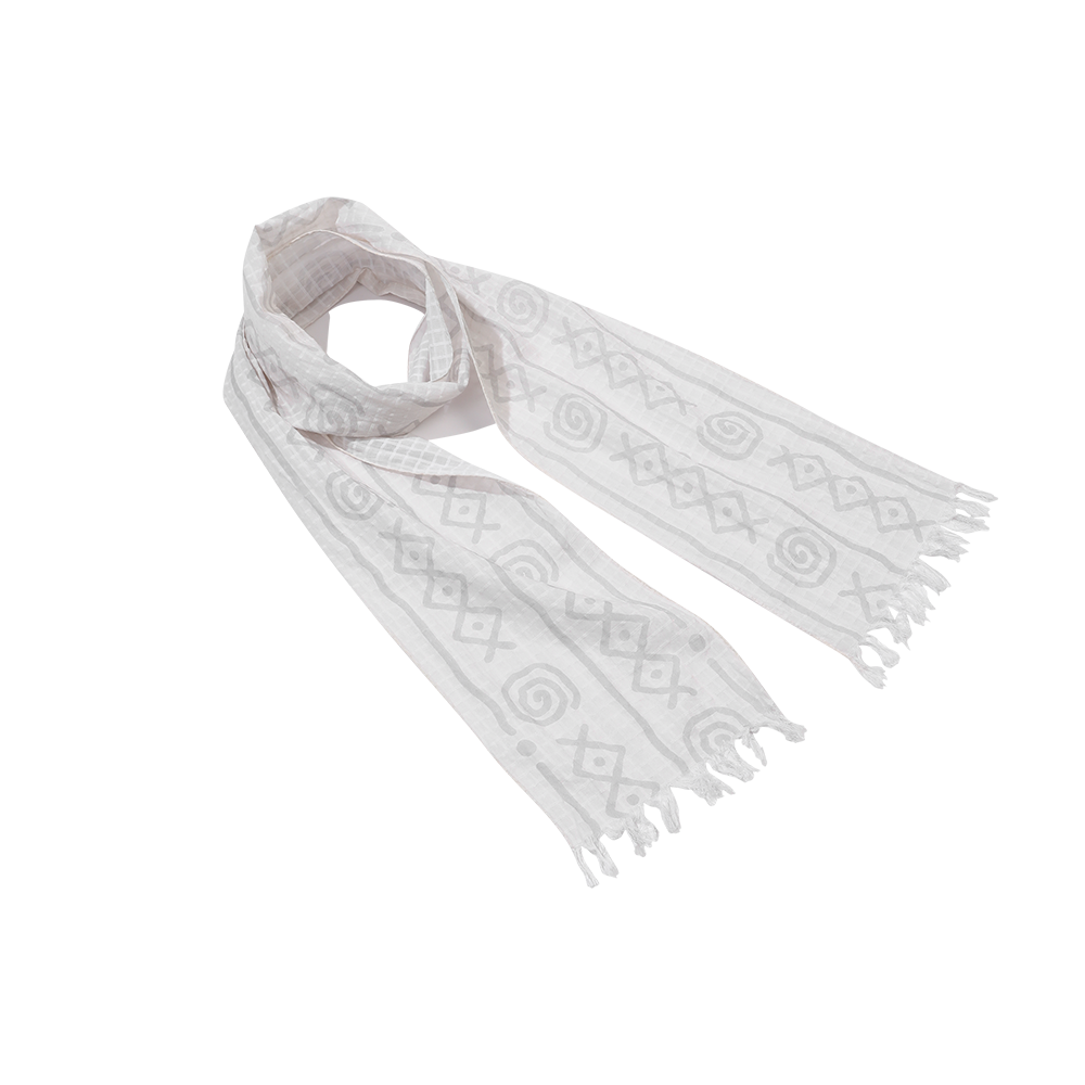 메인부스 오프셋 패턴 스카프 아이보리(MAINBOOTH Offset Pattern Scarf IVORY) - 2