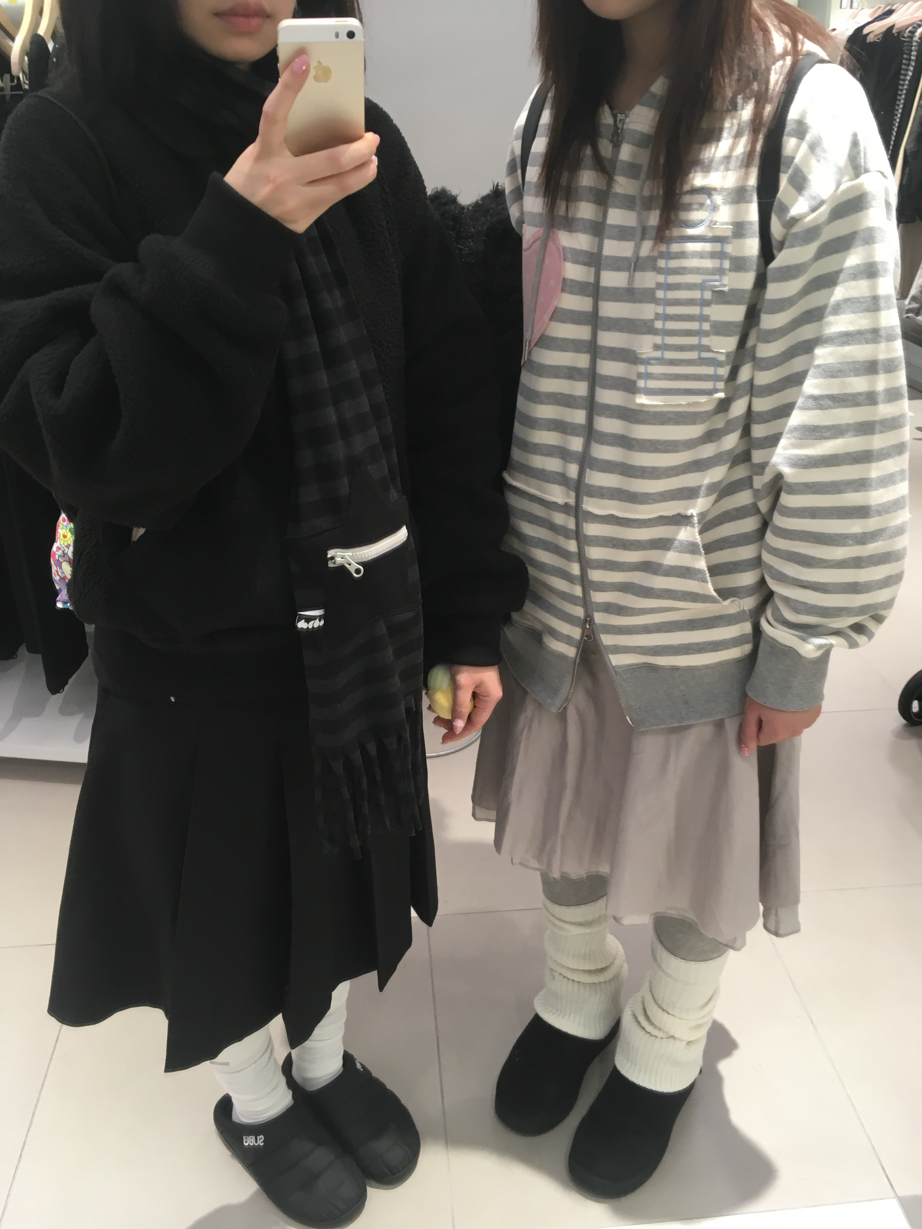 Subu Permanent F-Line Black, COYSEIO Round Collar Fleece Jacket Black 착용 스타일 - 1