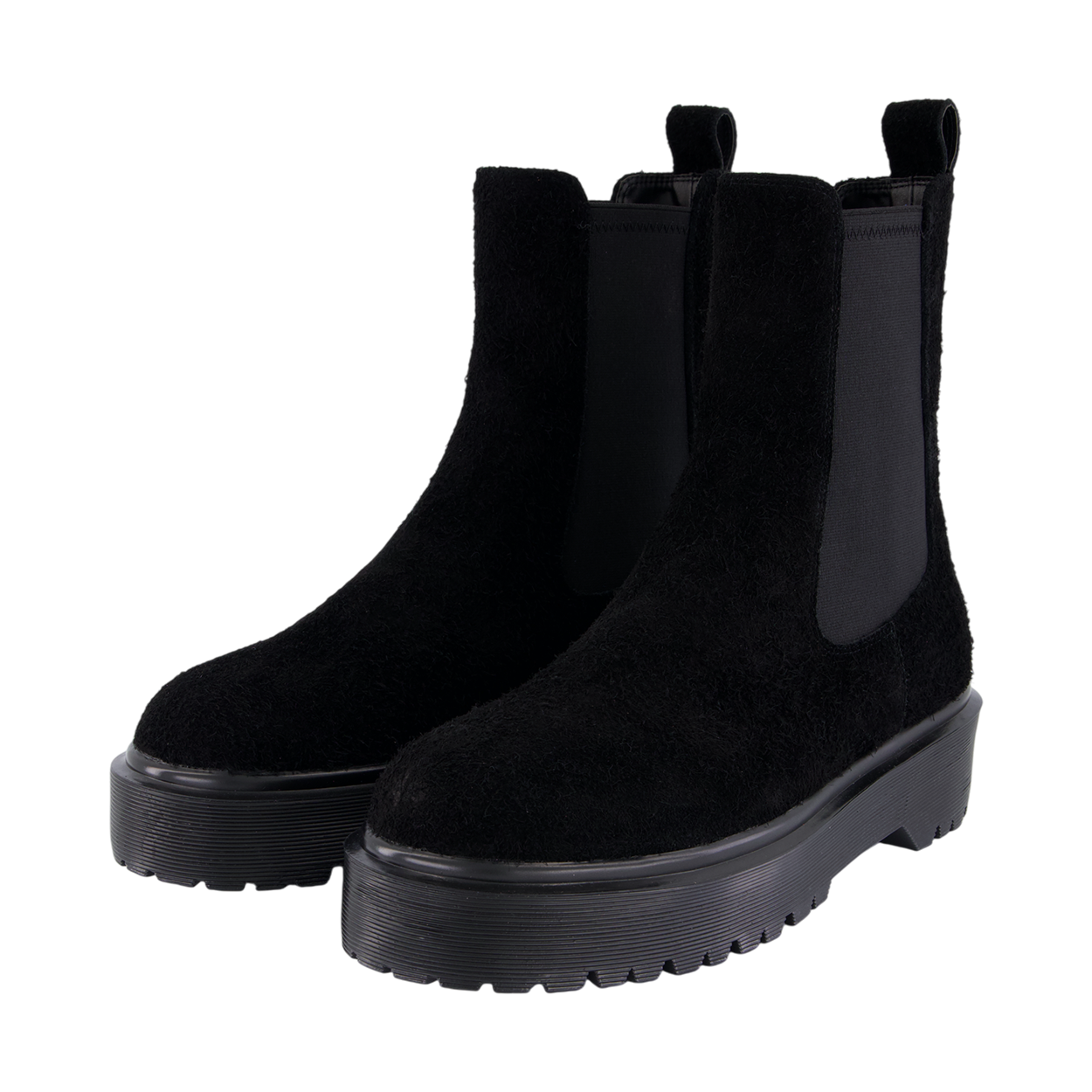 언더마이카 볼드 코어스 첼시 부츠 블랙(Undermycar Bold Coarse Chelsea Boots Black)
