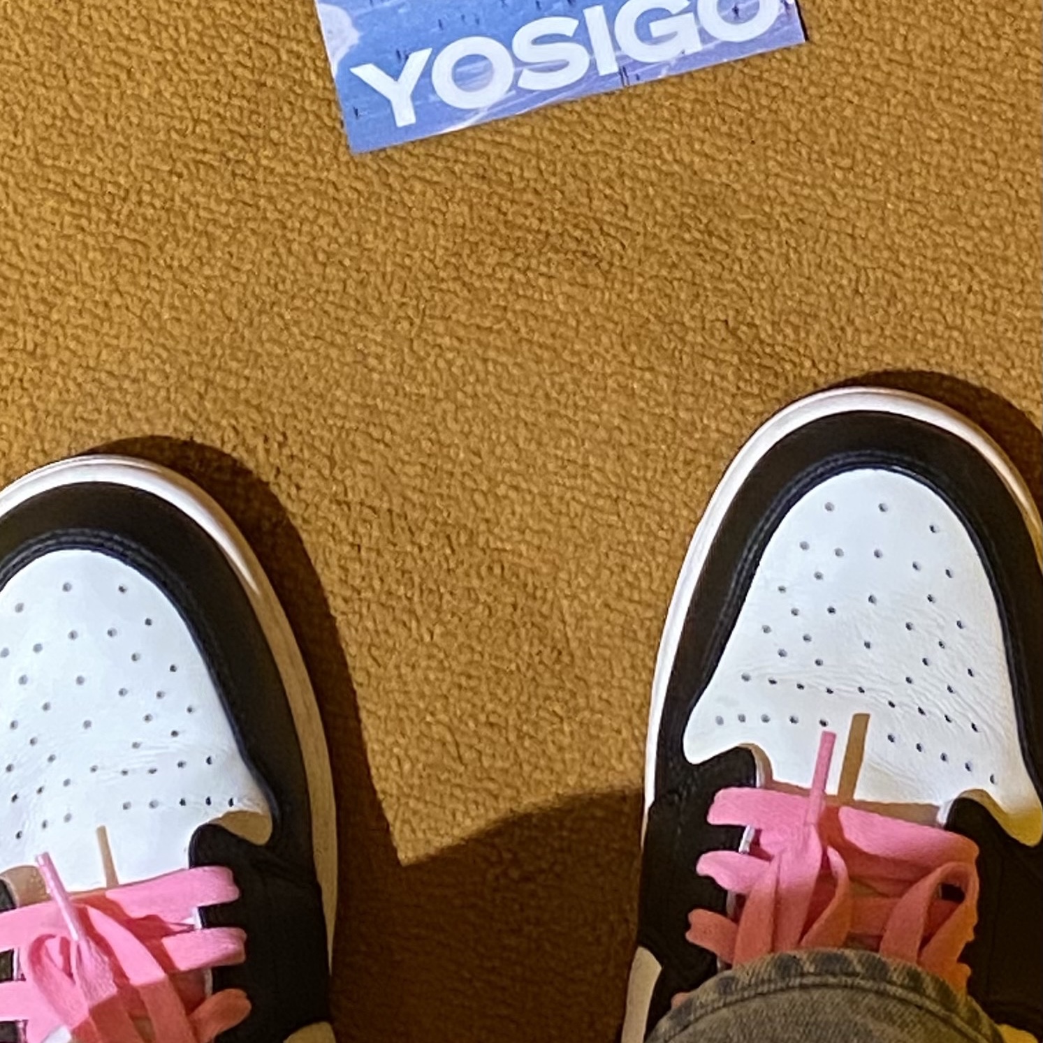 Palace Linky Zip Funnel Black - 26SS, Jordan 1 Retro Low OG Mocha 착용 스타일 - 2
