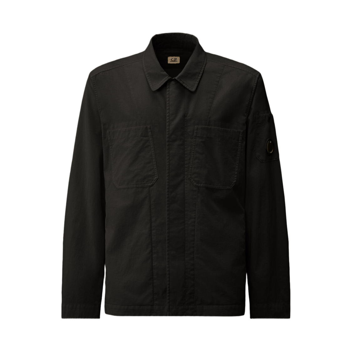 20CMOS060A005782G999 C.P. Company Taylon P Button Lens Overshirt Black - 26SS