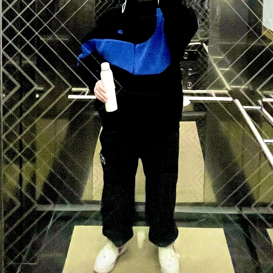 Nike Air Force 1 Low Retro Color of the Month University Red, Nike x Stussy Washed Fleece Pants Black (FN5235-010) 착용 스타일