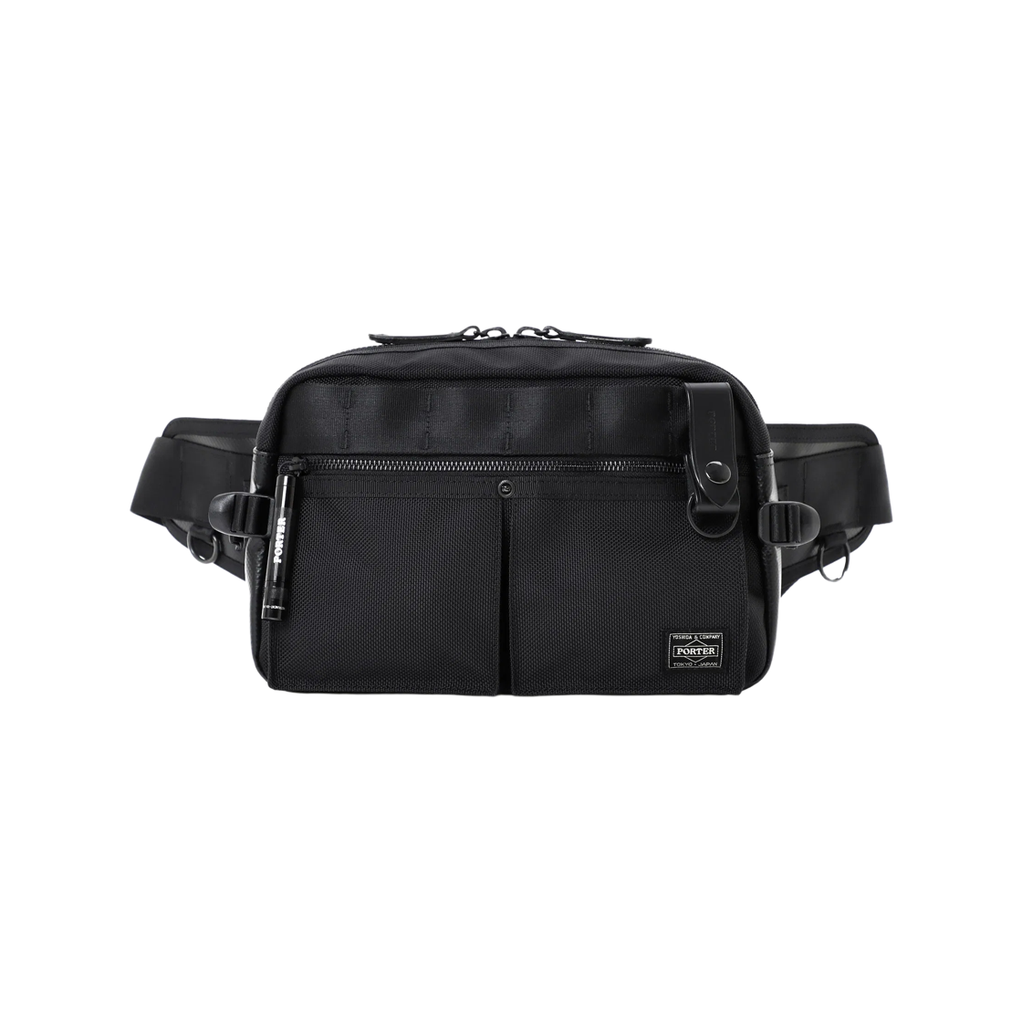 포터 히트 웨이스트 백 블랙(Porter Heat Waist Bag Black) - 1