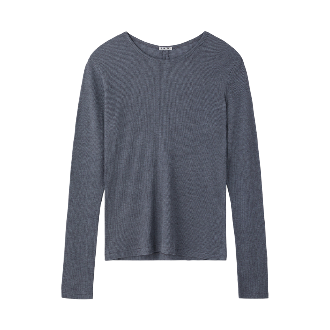 렉토 캐시미어 블렌드 롱슬리브 멜란지 그레이(Recto Cashmere Blend Long-Sleeve Melange Grey)