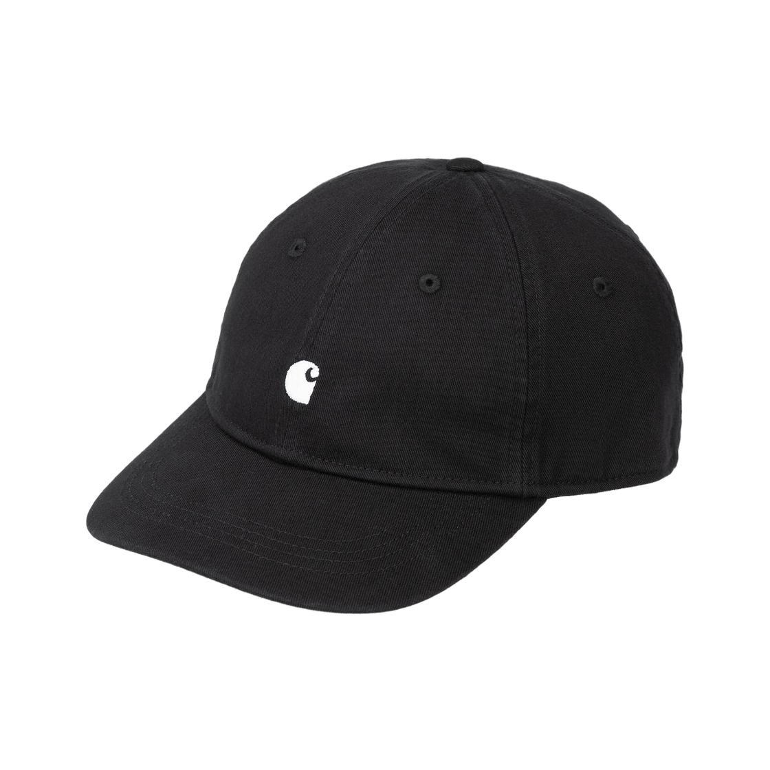 칼하트 WIP 매디슨 로고 캡 블랙 화이트(Carhartt WIP Madison Logo Cap Black White)