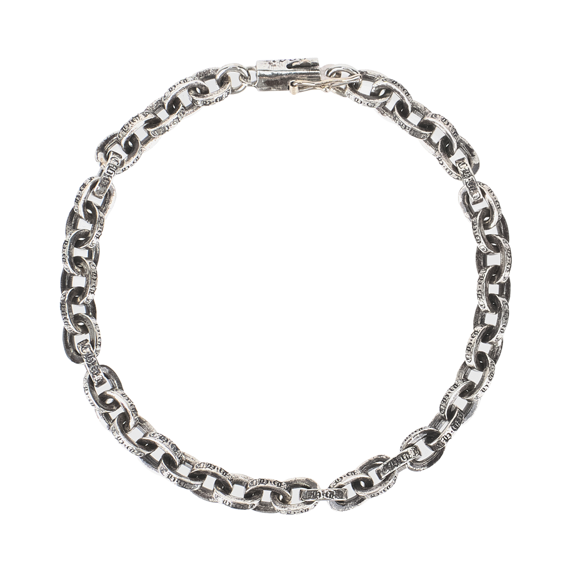 - Chrome Hearts Paper Chain Bracelet Silver