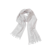MAINBOOTH Offset Pattern Scarf IVORY