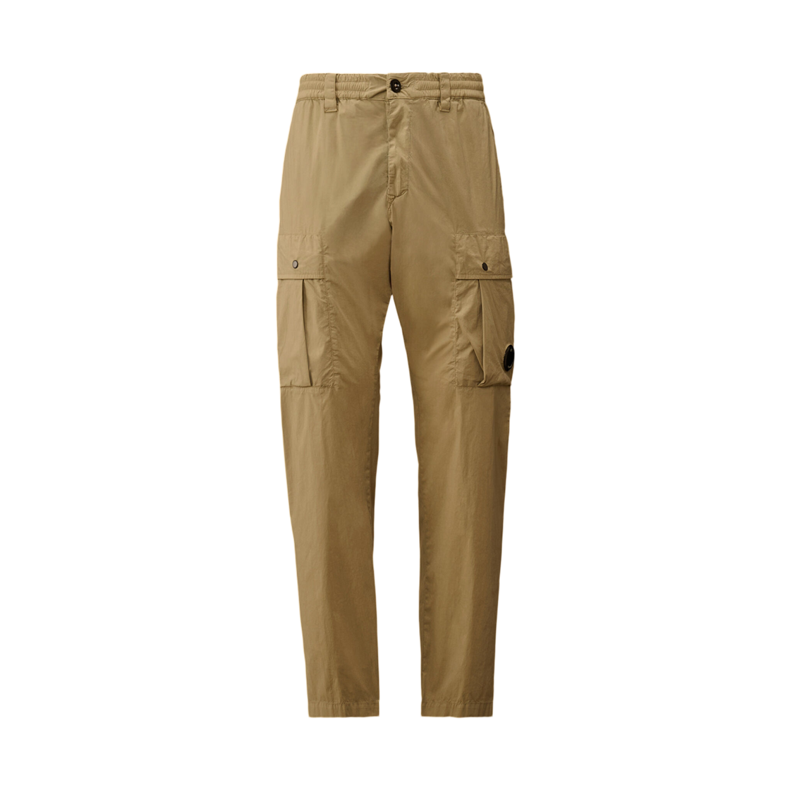 20CMPA255A006439G610 C.P. Company 50 Fili Stretch Elasticated Lens Cargo Pants Moss Gray Green - 26SS