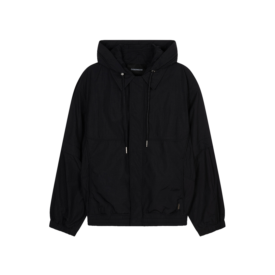 지오송지오 컬렉션 후드 슬리브 디터쳐블 점퍼 블랙 BI3JP353BK(ZIOSONGZIO COLLECTION Hood Sleeve Detachable Jumper Black) - 1