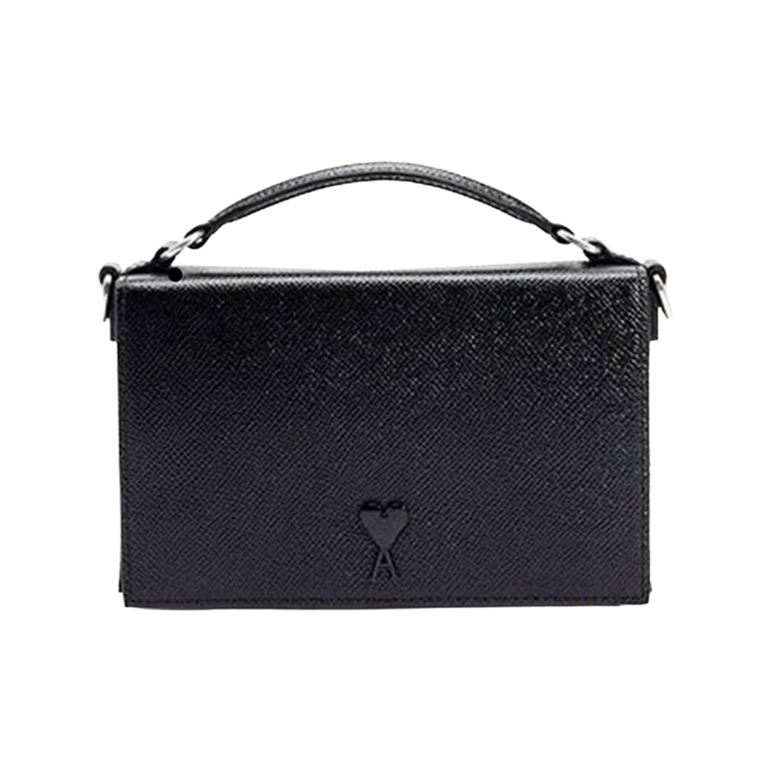 아미 톤온톤 하트 로고 런치 박스 백 블랙(AMI de Coeur Lunch Box Bag Black)