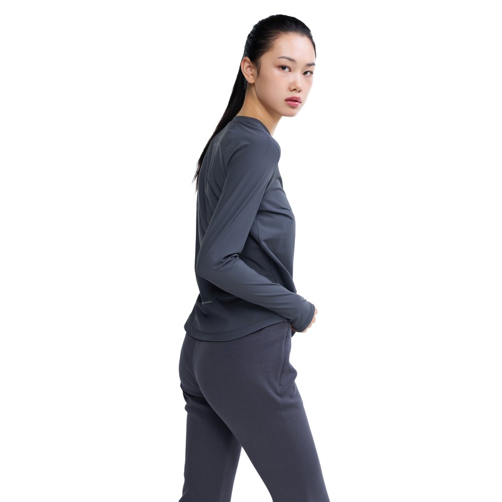 프로-스펙스 여성 심리스 벤트홀 베이스 레이어 긴팔 티셔츠 그레이(PRO-SPECS Women Seamless Vent-Hole Base Layer L/S T-Shirt Grey) - 5