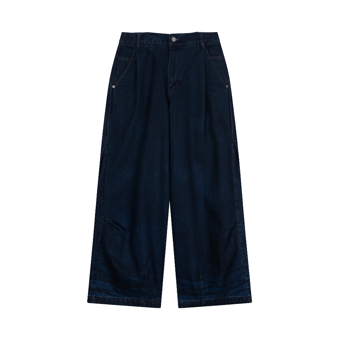 지오송지오 컬렉션 볼륨 코쿤 데님 팬츠 블루 BI2PT225BL(ZIOSONGZIO COLLECTION Volume Cocoon Denim Pants Blue) - 1