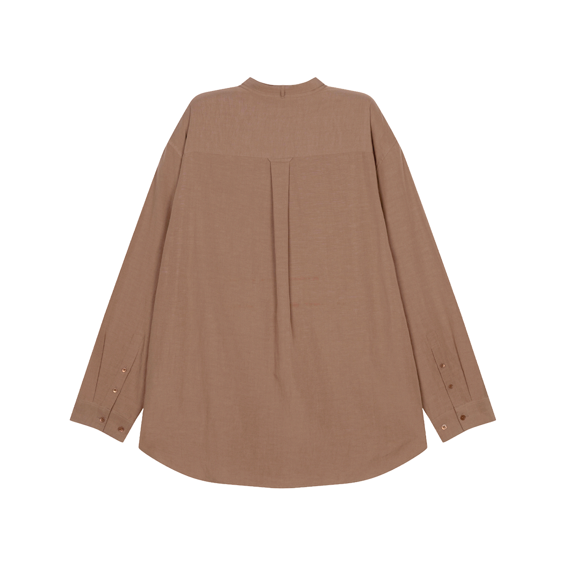 지오송지오 컬렉션 타이 디테쳐블 셔츠 브라운 BI2SH206BR(ZIOSONGZIO COLLECTION Tie Detachable Shirt Brown) - 2