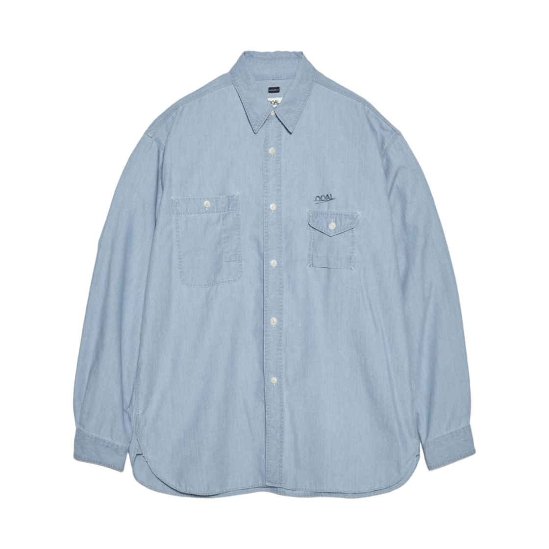 나나미카 레귤러 칼라 샴브레이 셔츠 라이트 인디고(Nanamica Regular Collar Chambray Shirt Light Indigo)