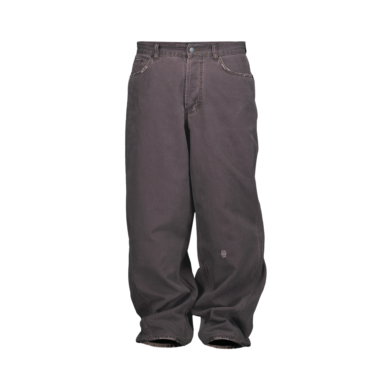 언더마이카 오프셋 커브드 팬츠 번트 플럼