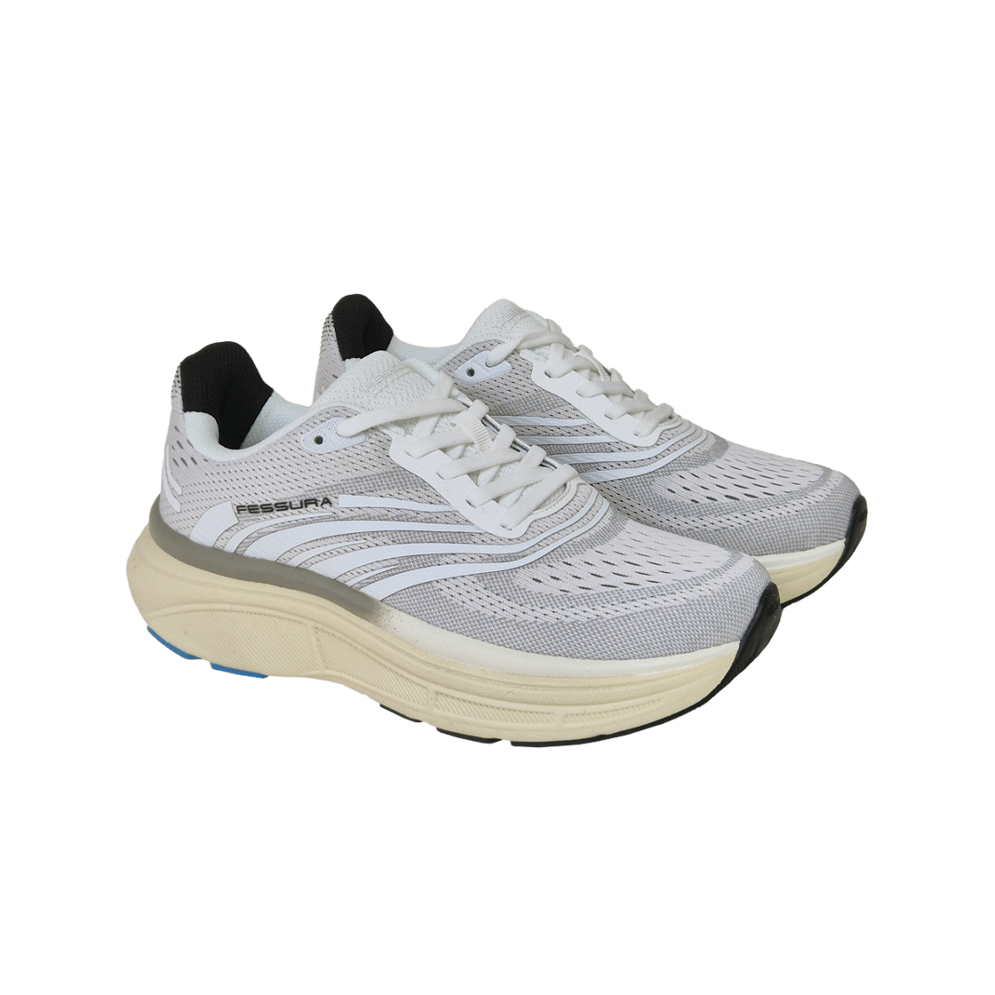 페슈라 우먼즈 SPEED 01 러닝화 화이트(FESSURA Womens SPEED 01 Running Shoes White) - 5