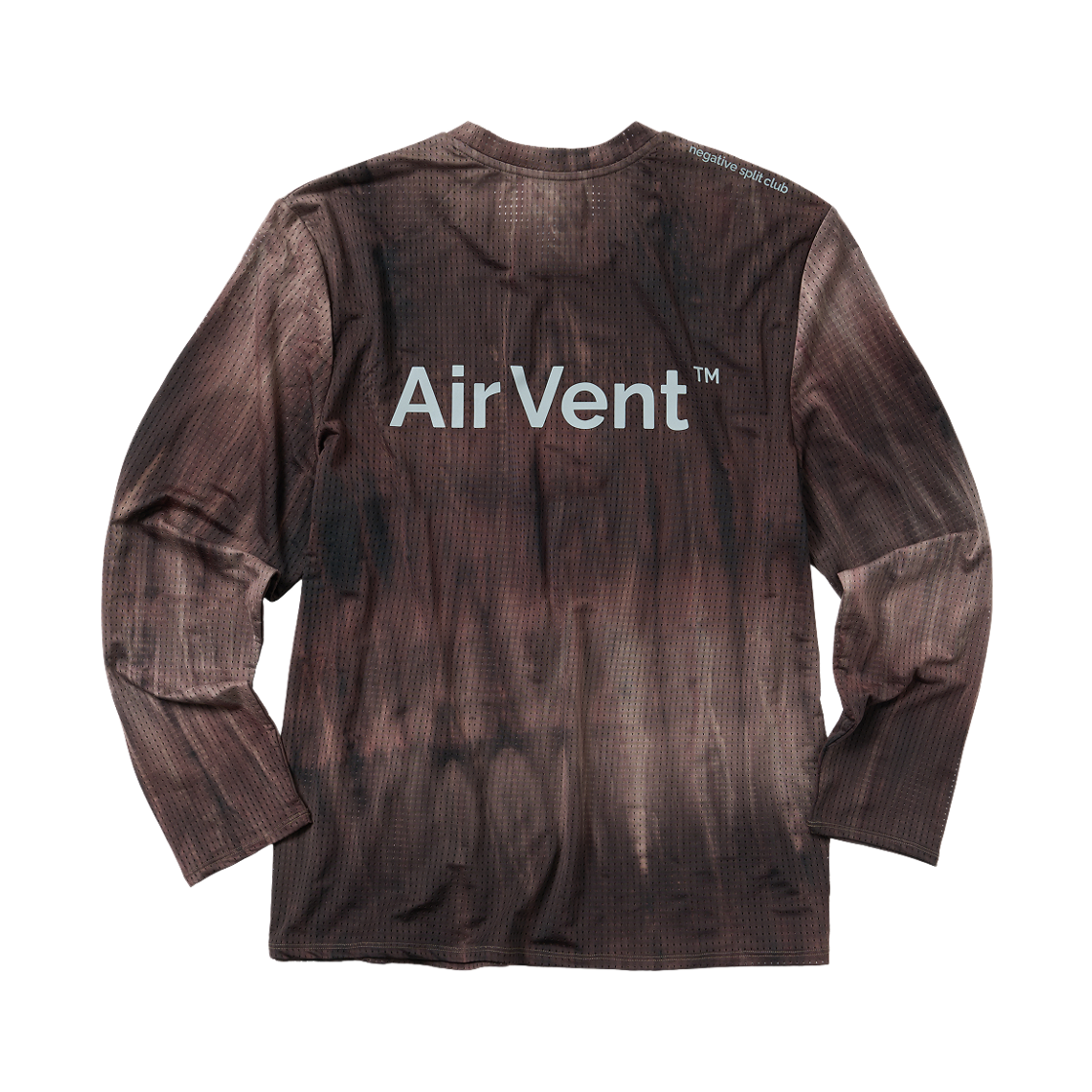 네거티브 스플릿 클럽 에어벤트 타이다잉 레이싱 롱슬리브 브라운(negative split club Airvent Tie-Dye Racing Long Sleeve Brown) - 2