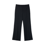 Recto Virgin Wool Flare Fit Pants Black