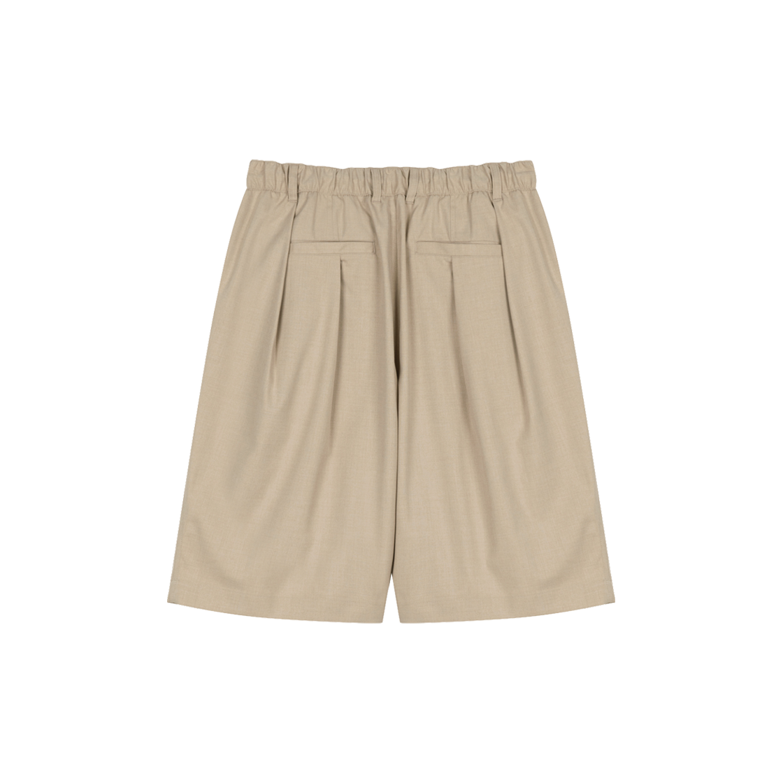 지오송지오 컬렉션 와이드 폴드 크롭 팬츠 베이지 BI3PT312BE(ZIOSONGZIO COLLECTION Wide Fold Crop Pants Beige) - 2
