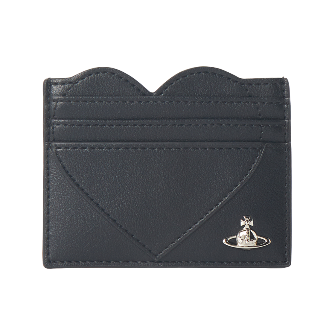 5403000MW-S0026-N401 Vivienne Westwood Heart Card Holder Black