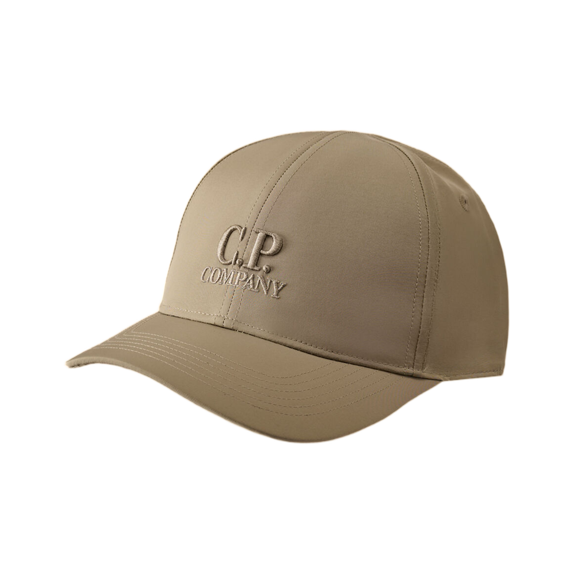 C.P. 컴퍼니 크롬-R 로고 캡 도브 그레이 - 26SS(C.P. Company Chrome-R Logo Cap Dove Grey - 26SS)