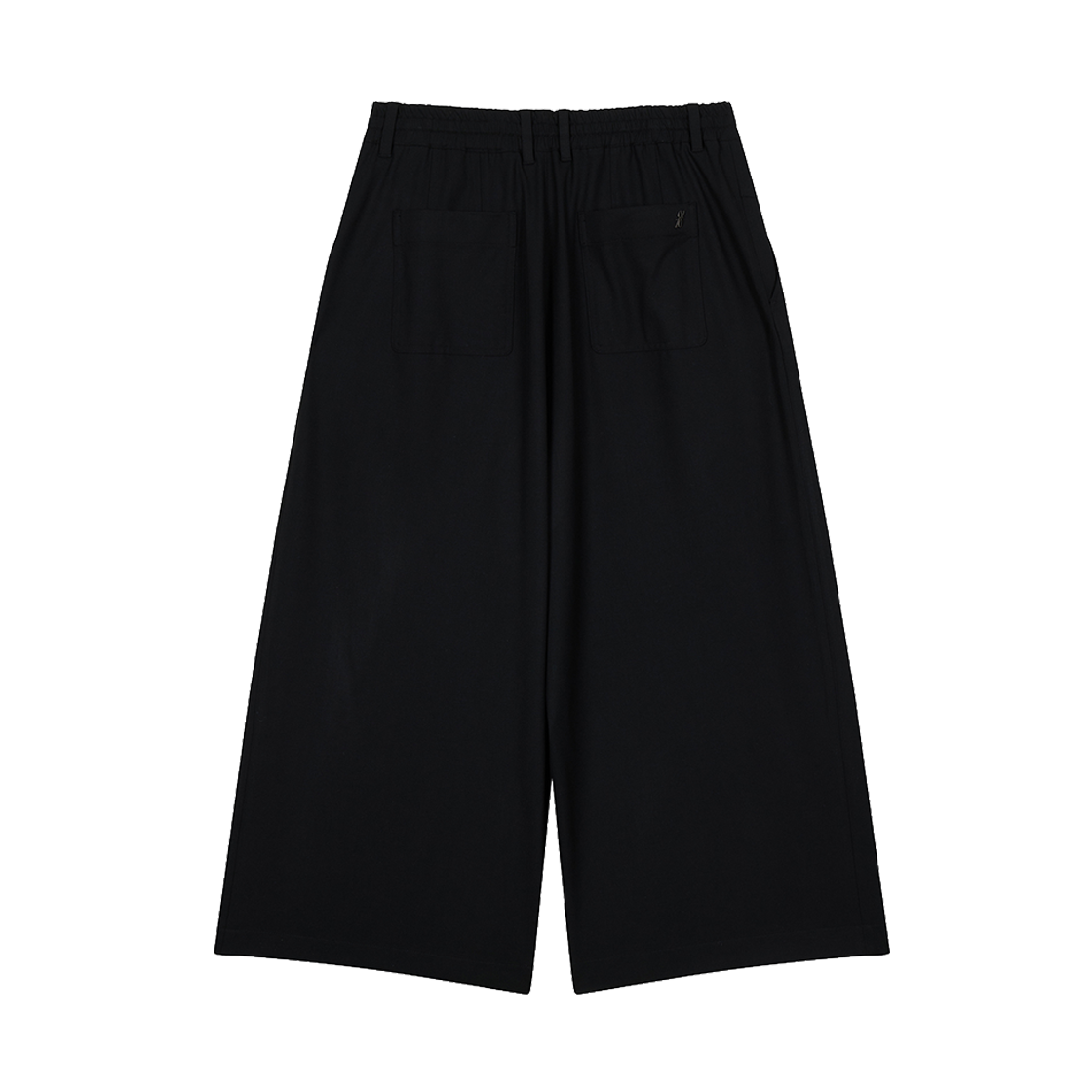 지오송지오 컬렉션 볼륨 커브드 크롭 팬츠 블랙 BI2PT216BK(ZIOSONGZIO COLLECTION Volume Curved Crop Pants Black) - 2