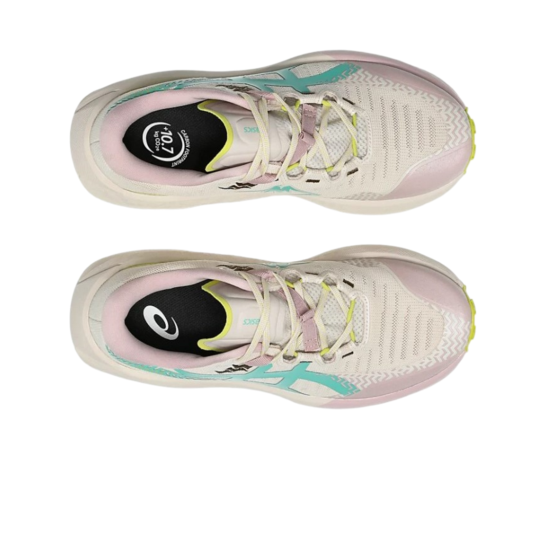 (W) 아식스 트라부코 맥스 5 미네랄 베이지 오로라 그린((W) Asics Trabuco Max 5 Mineral Beige Aurora Green) - 2
