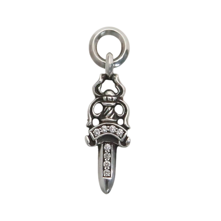 한스룸 크롬하츠 #5 대거 참 파베 다이아 (오리지널)(Hansroom Chrome Hearts #5 Dagger Charm P/D (Original))