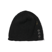 MAINBOOTH Button Turban Beanie BLACK