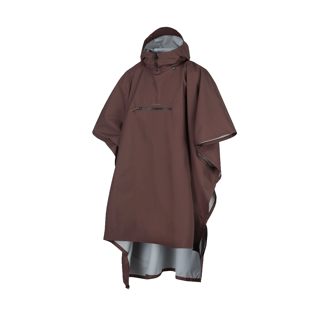 제로그램 베스퍼 라이트쉘 3L 판초(ZEROGRAM Vesper Lightshell 3L Poncho Brown)